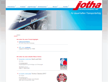 Tablet Screenshot of jotha.com